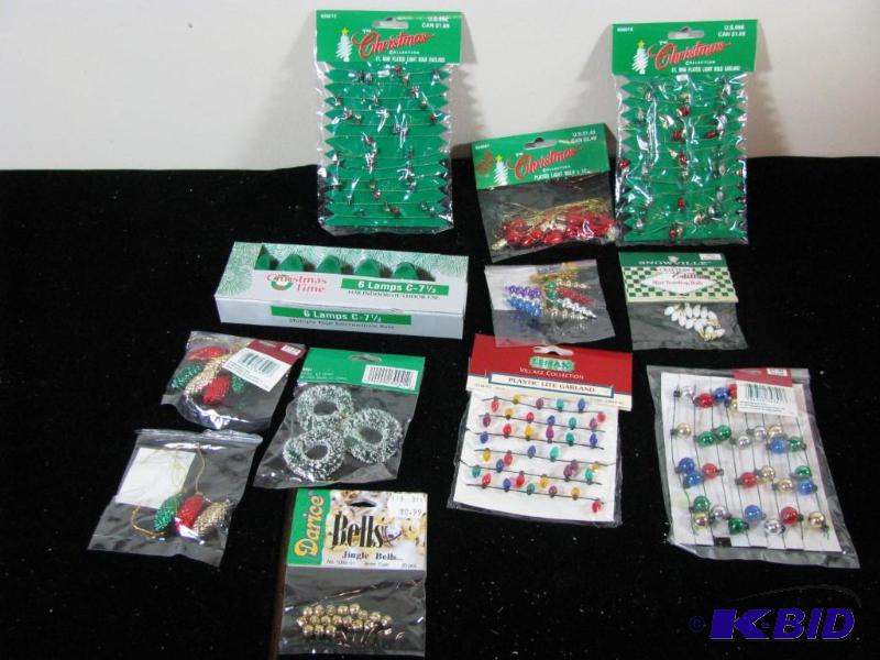 lot 46 image: Large lot of Christmas Holiday craft items &a...