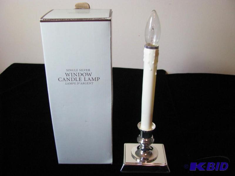 lot 5 image: Restoration Hardware Window candle lamp, NIB...