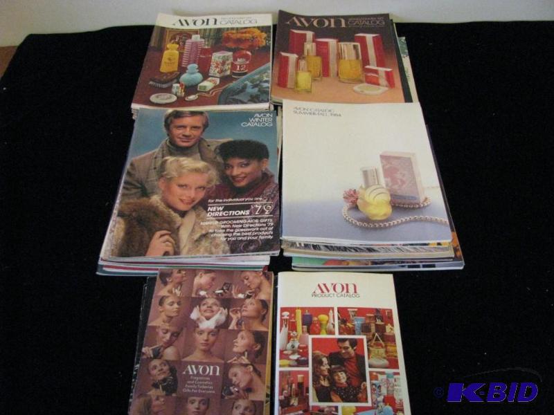 lot 96 image: vintage Avon catalogs from the 70s and 80s ...