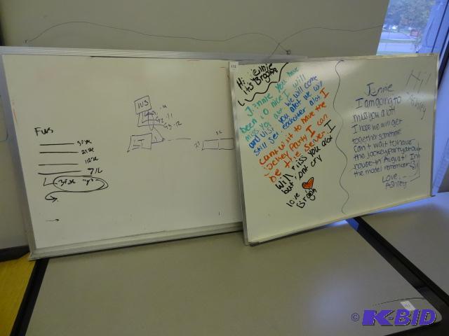 36 x 24 white boards. Qty 2...