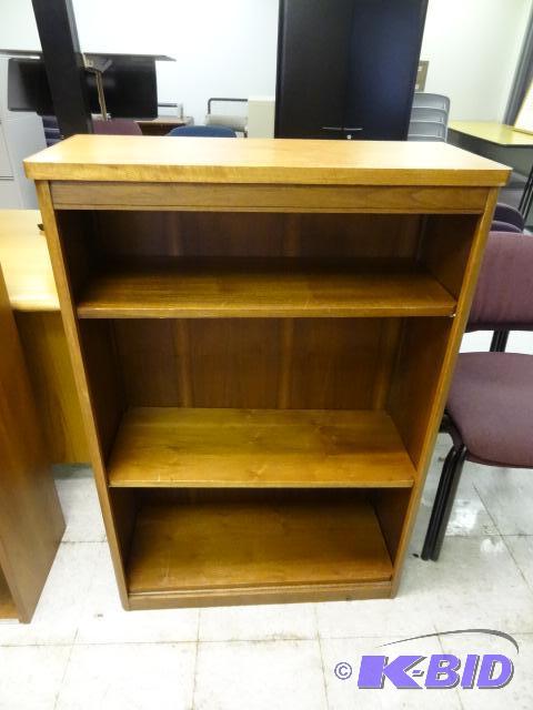 Wood book shelf with 3 adjustable shelves. 30...