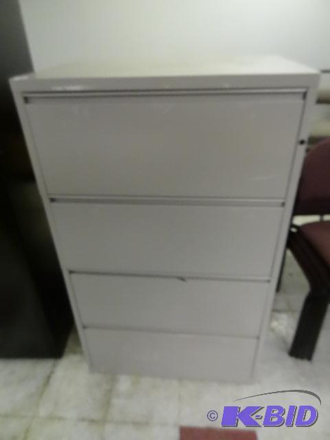 30&quot metal 4 drawer lateral file....