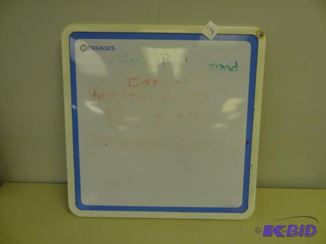 17 x 17 message white board...