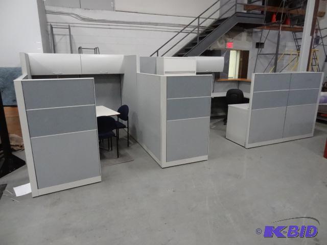 Office cubicle  reception station. This is a...
