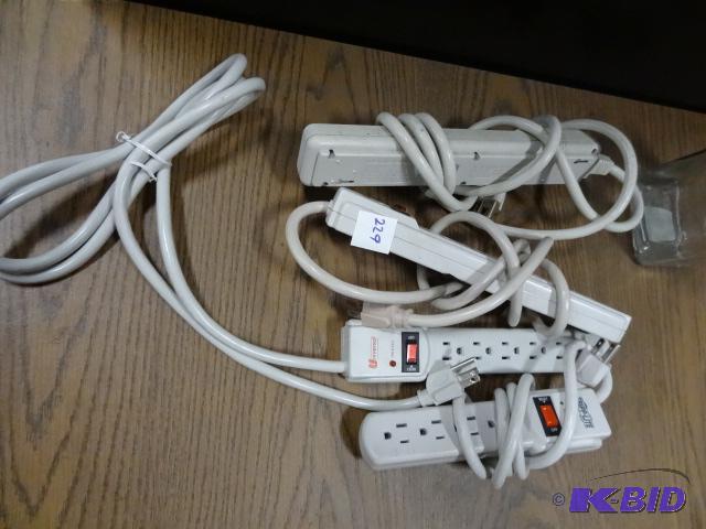 4 outlet strips...