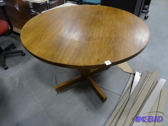 42&quot round wood table...