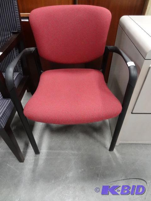 Metal framed side chair...