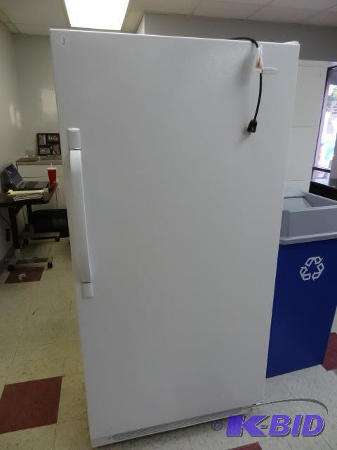 Frigidaire upright freezer. FRU17G4JW10. Very...