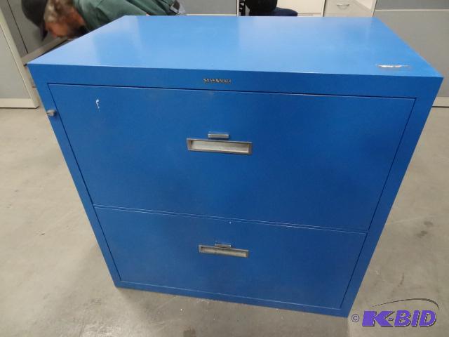Shaw Walker 2 drawer fire file. No key. Unloc...