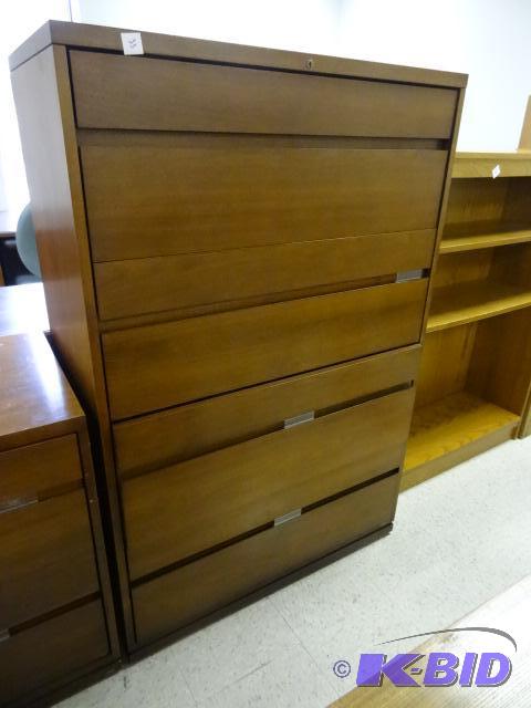 36&quot wood 4 drawer lateral file...