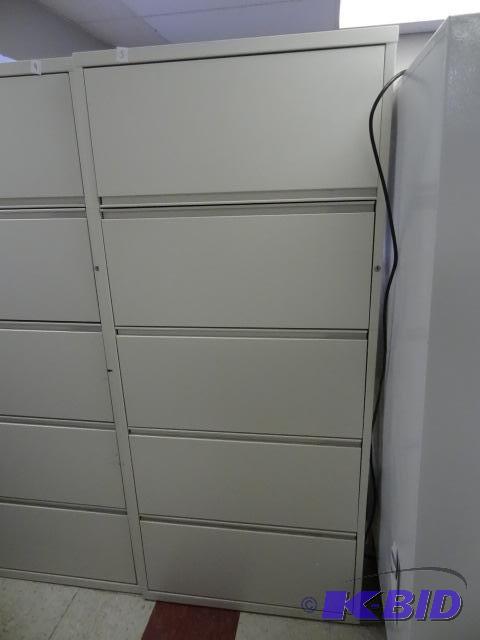 30&quot metal 5 drawer lateral file...
