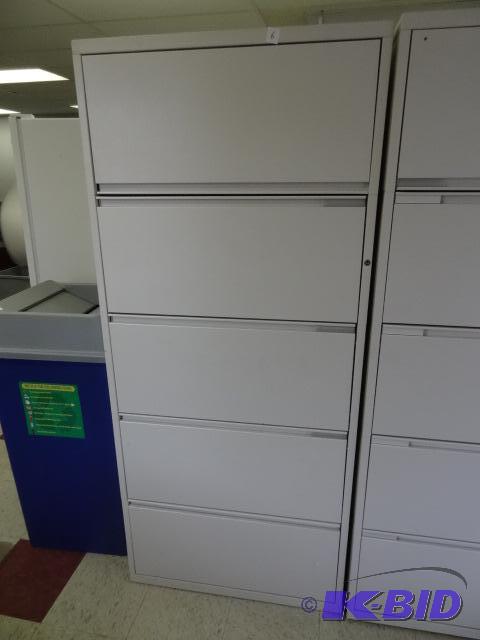 30&quot metal 5 drawer lateral file...