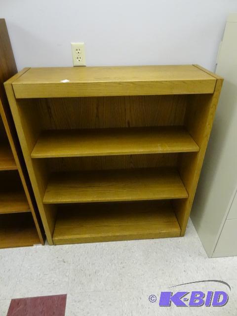 37 x 12 x 43 wood book shelf...