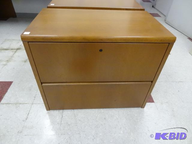 37&quot wood 2 drawer lateral file...