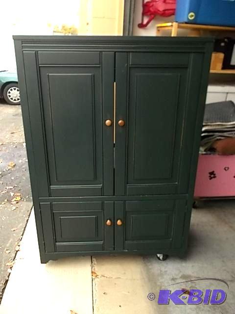 Hunter Green TV Armoire 44x23x62...