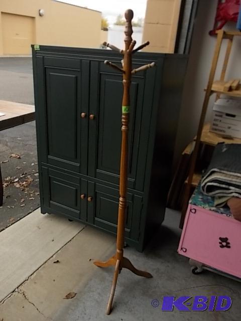 Oak Coat Rack...