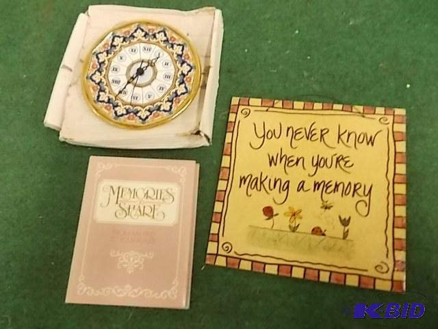 Unique Hand Painted Clock, Wall Decor, Photo ...