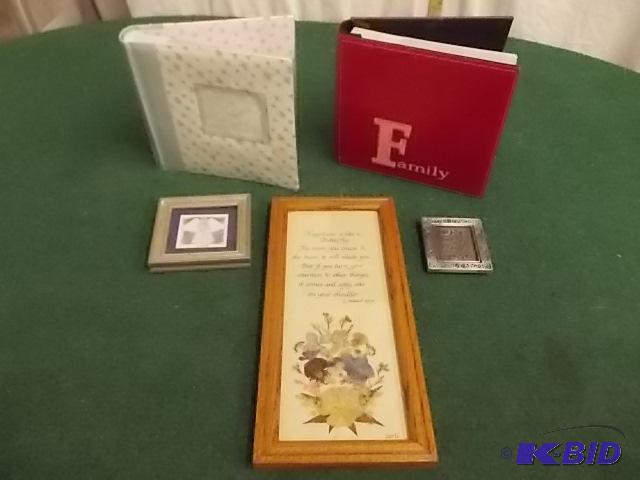 Assorted Photo Albums, Wall Decor, Picture Fr...
