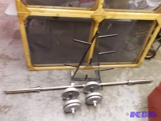 Olympic Weight Bar, Pair Of Dumbbells, Weight...