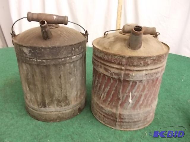 2-Old Gas Cans...