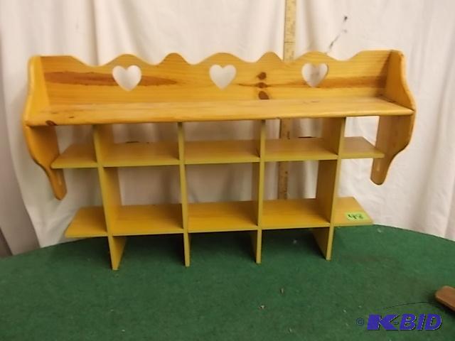 2-Wood Wall Shelves...