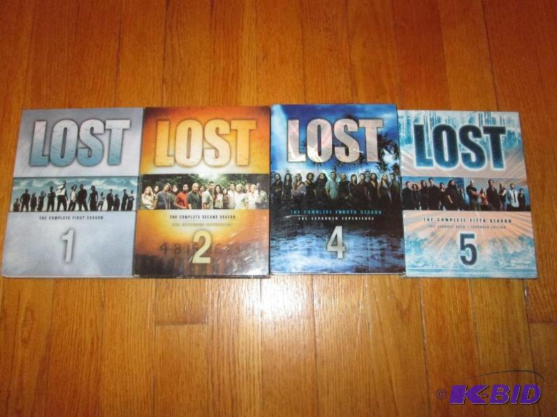 lot 139 image: 4 seasons of Lost seasons 1, 2, 4 and 5 compl...