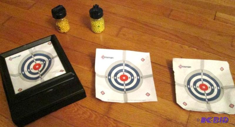 lot 176 image: Target with color pellets...