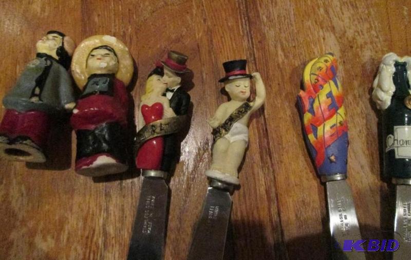 lot 179 image: group of collectable butter spreaders and 2 f...