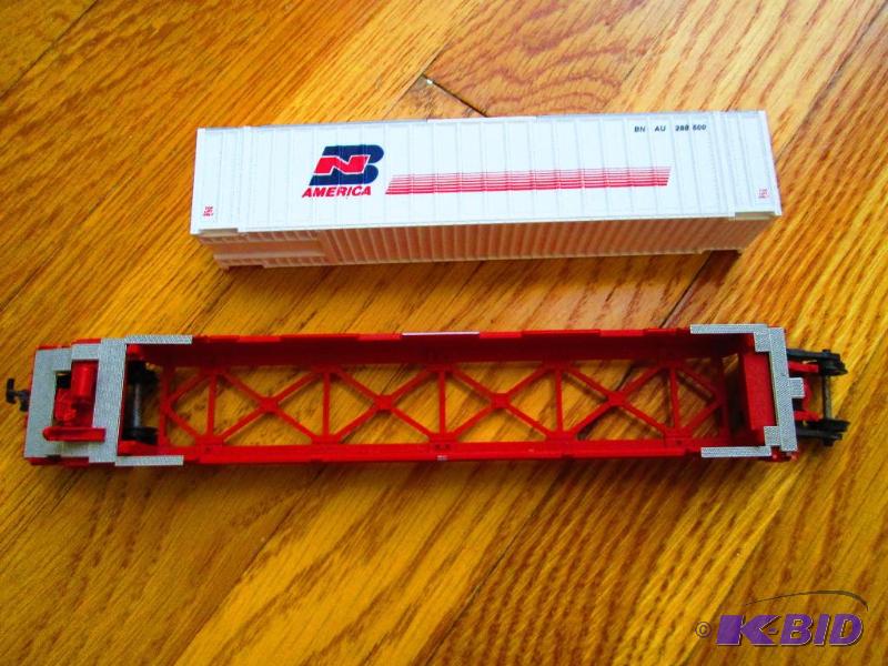 lot 239 image: Model Train APC Stack Train GBRX 3001B with B...