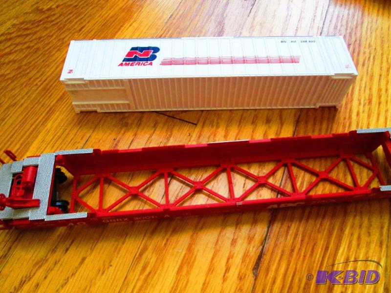 lot 241 image: Model Train APC Stack Train 48 GBRX 3001A mis...