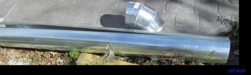 lot 26 image: 5 foot duct with elbow, 6 inch duct...