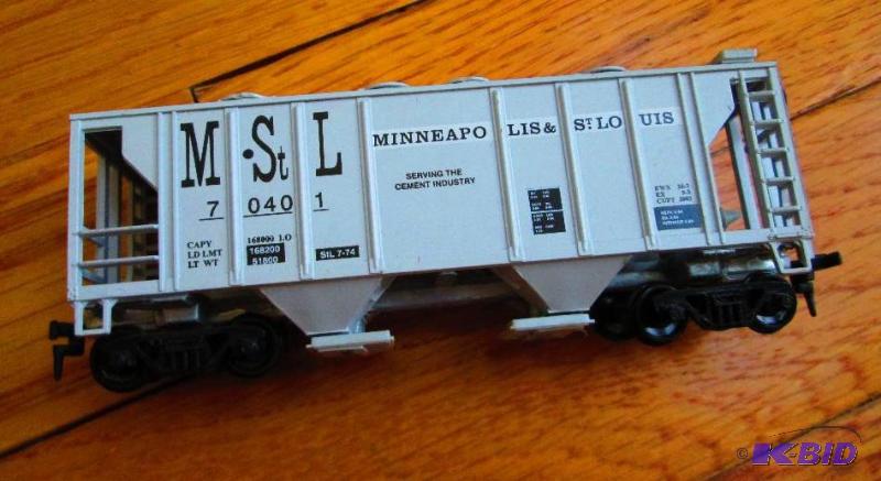 lot 262 image: Model Train Minneapolis & St Louis MStL 7...