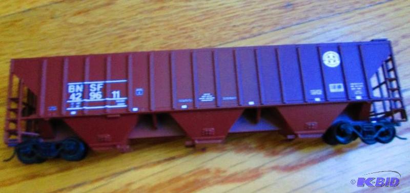 lot 270 image: Model Train Burlington Northern Santa fe Rail...