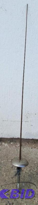 lot 43 image: 43 inch sparring bar with braided handle grip...