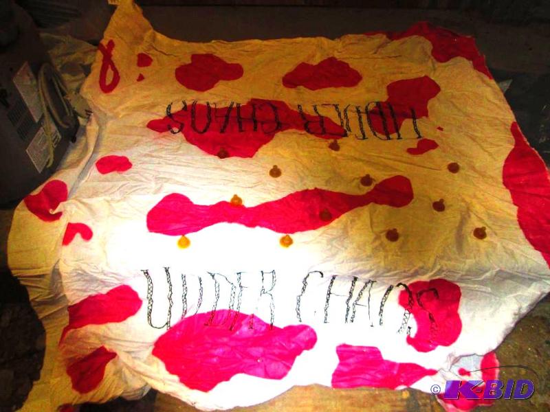 lot 446 image: Udder Chaos blanket...