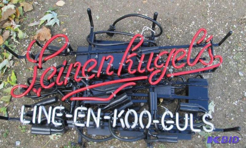 lot 48 image: Leinenkugels Line En Koo Guls neon sign, appr...