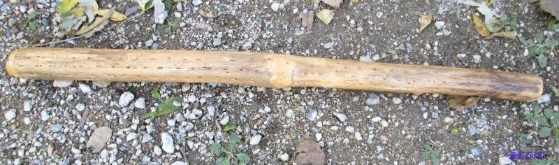lot 56 image: Rain Sound Stick, made of wood, beads inside ...