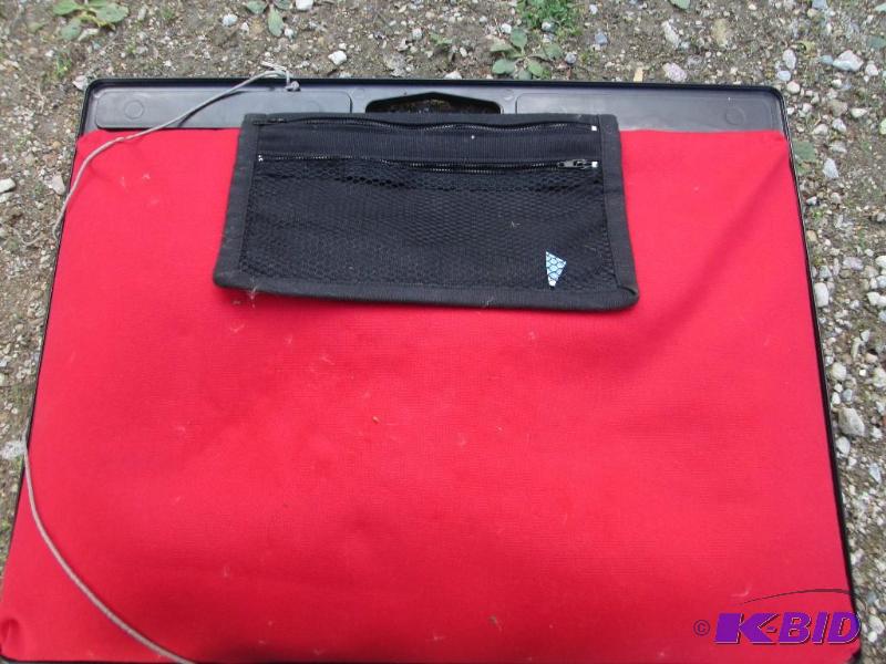 lot 83 image: Plastic lap work desk with pad, clip, and pou...