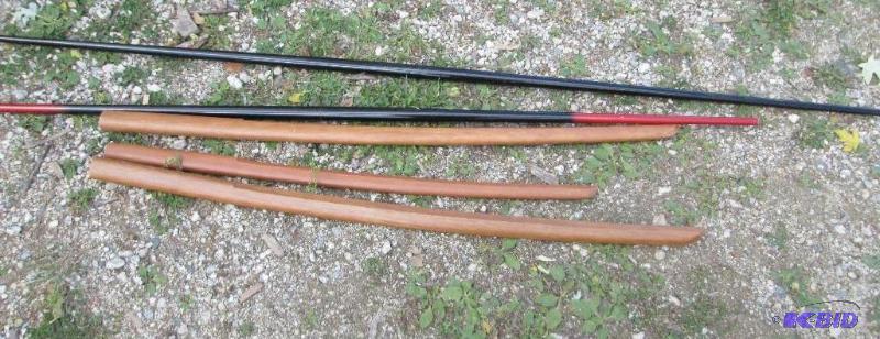 lot 86 image: Lot of Karate sparring poles...