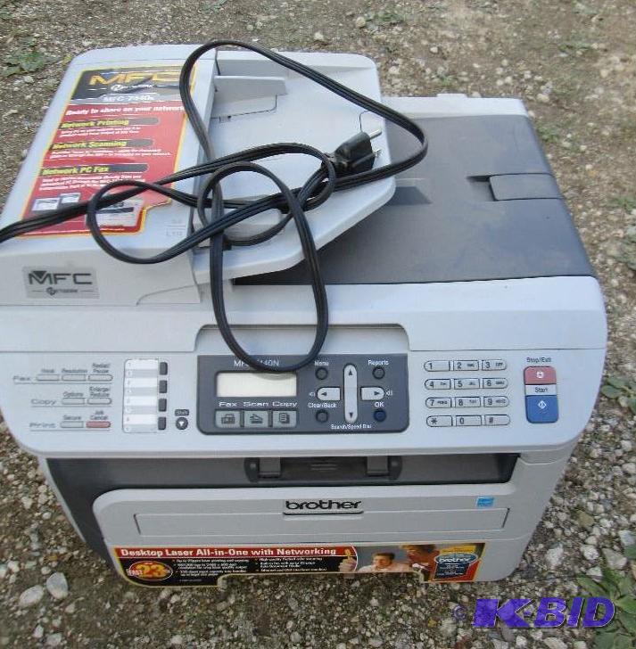 lot 94 image: Like New Brother MFC-7440n all in one printer...