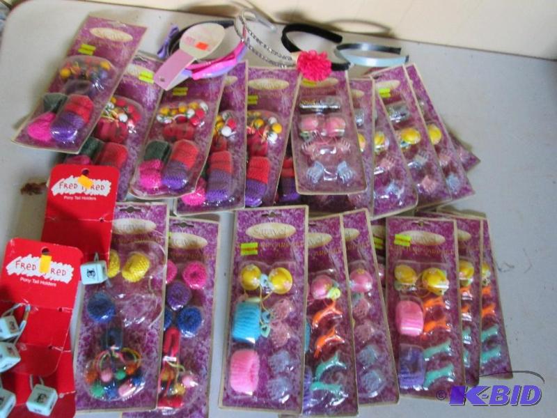 Assorted hair styling pieces, new...
