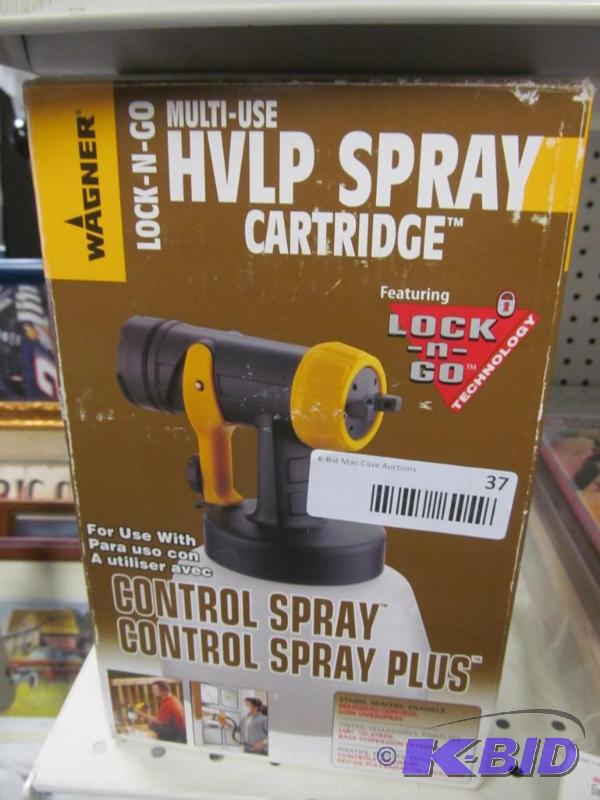 lot 37 image: Wagner Lock n Go HVLP spray cartidge new
