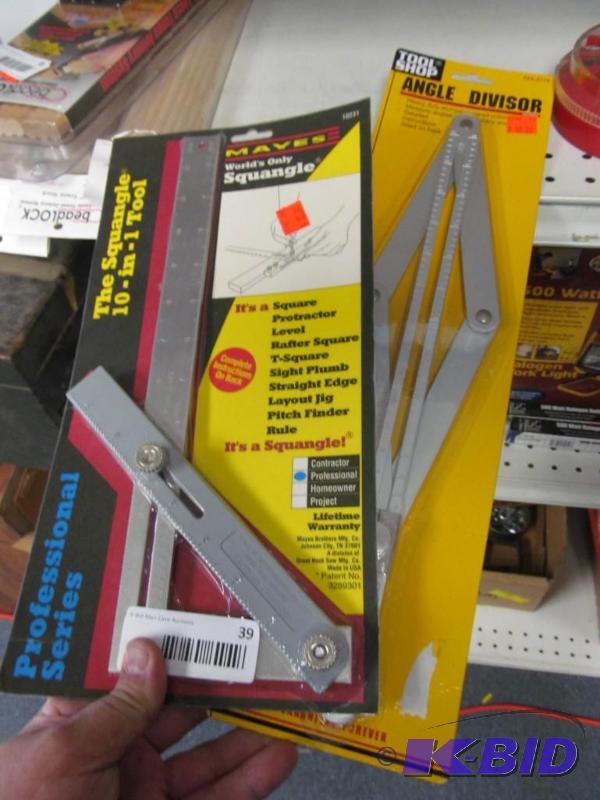 lot 39 image: Lot of angle divisor and multi angle tool New