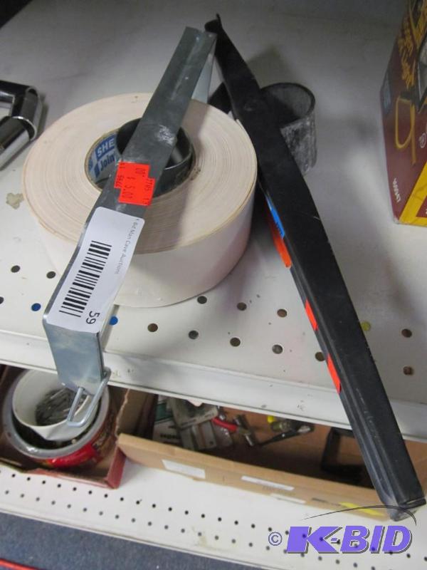 lot 59 image: Sheet Rock tape dispenser and toe lift