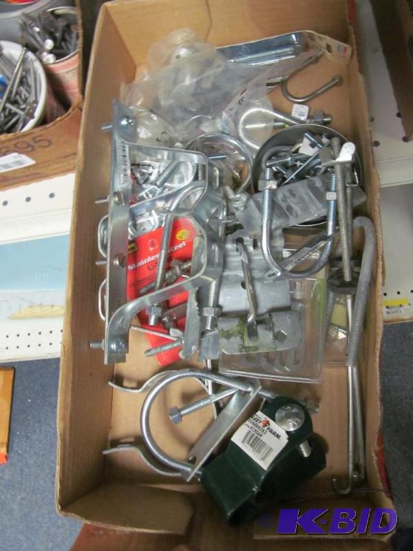 lot 72 image: lot of misc screws and bolts & u-bolts