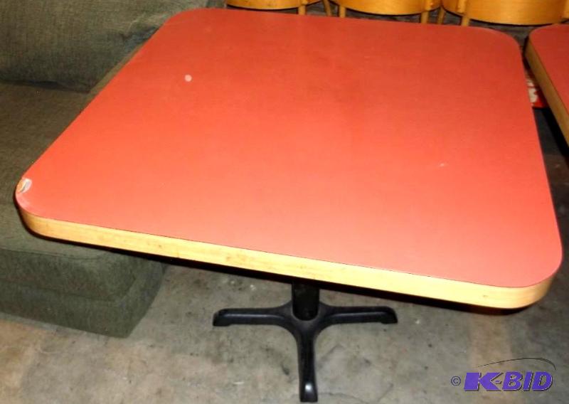lot 10 image: 36 lo-top square table