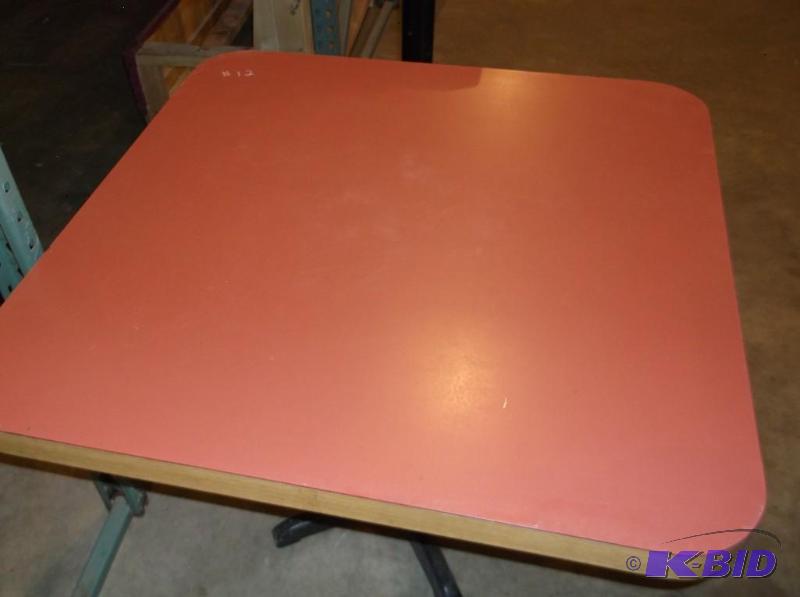 lot 12 image: 36 lo-top square table