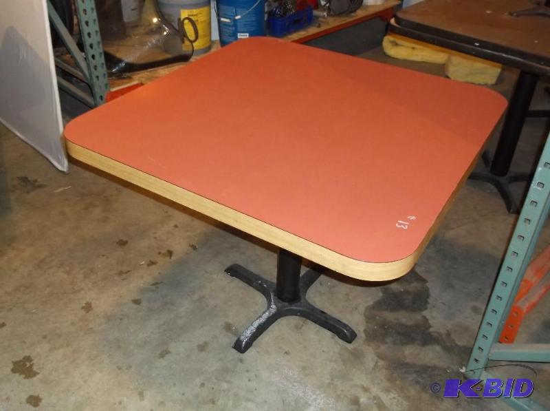 lot 13 image: 36 lo-top square table