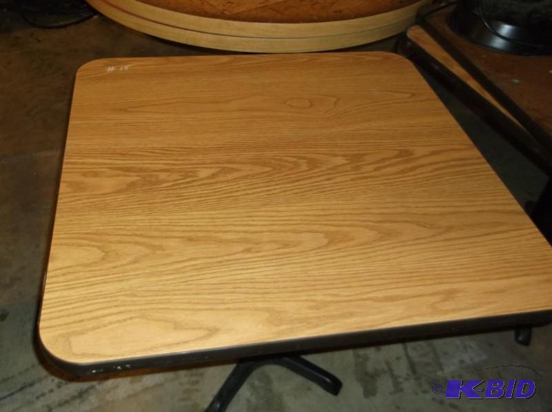 lot 15 image: 36 lo-top square table