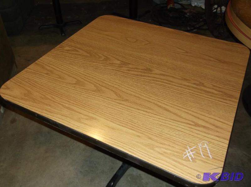 lot 19 image: 36 lo-top square table